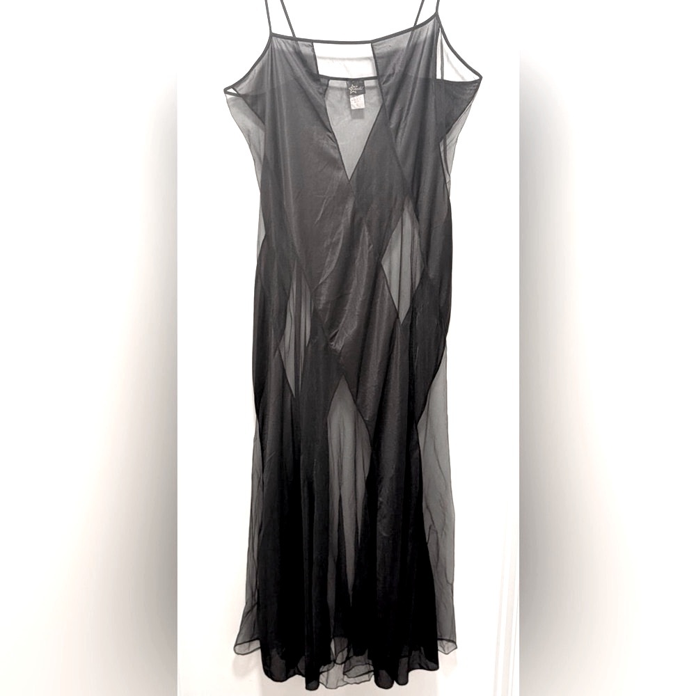 90s Vintage Fredrick’s of Hollywood Mesh Panel Dress